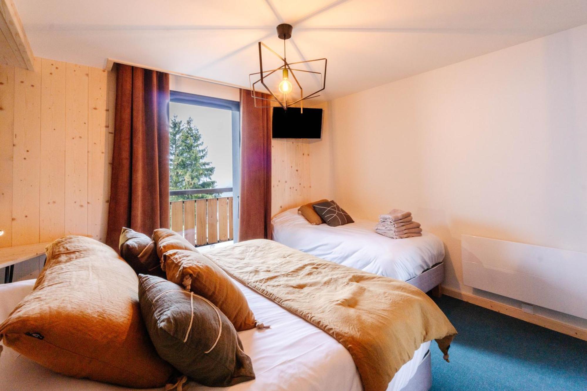 Apartamento Le Col Panoramic Fontcouverte-la-Toussuire Exterior foto